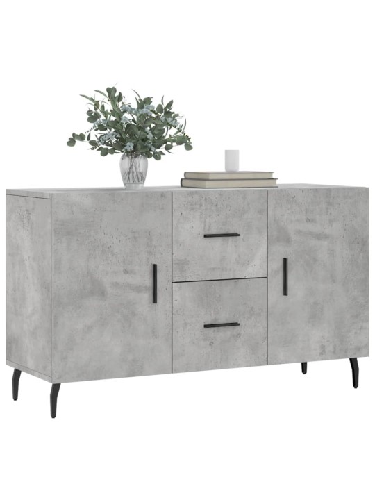 Kumode, betona pelēka, 100x36x60 cm, inženierijas koks