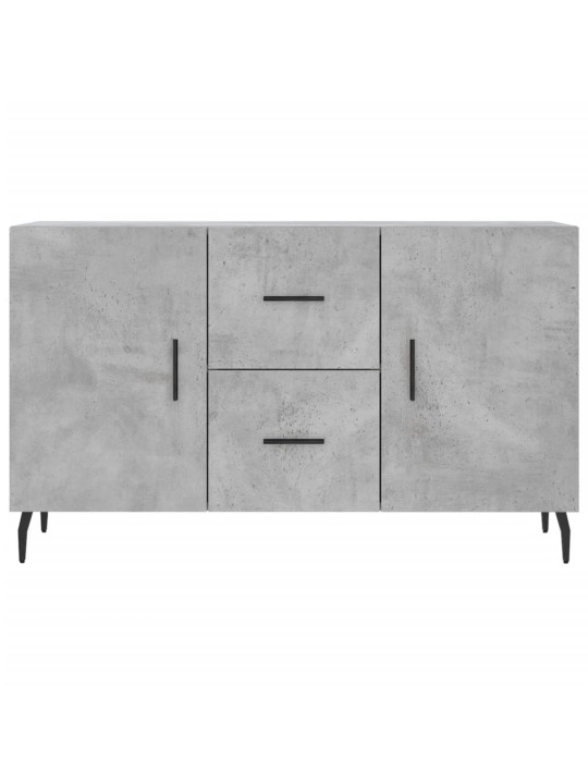 Kumode, betona pelēka, 100x36x60 cm, inženierijas koks
