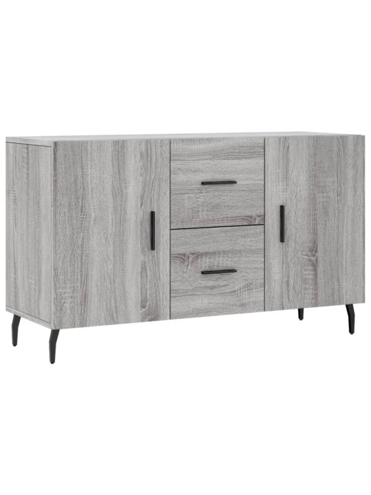 Kumode, pelēka ozolkoka krāsa, 100x36x60 cm, inženierijas koks