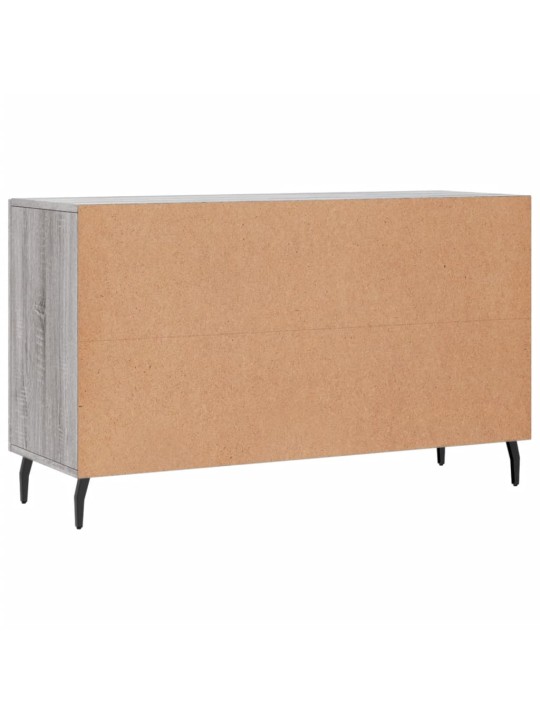 Kumode, pelēka ozolkoka krāsa, 100x36x60 cm, inženierijas koks