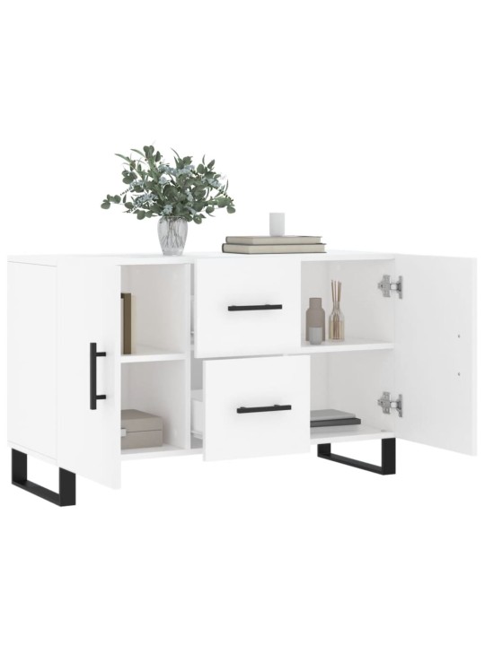 Kumode, balta, 100x36x60 cm, inženierijas koks