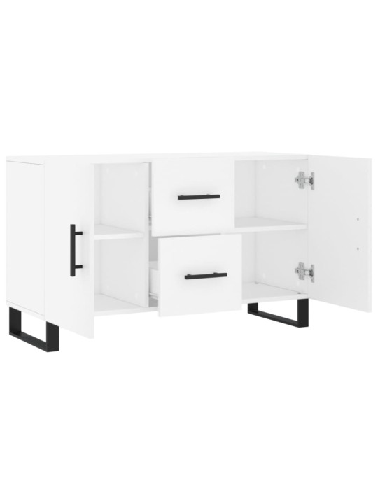 Kumode, balta, 100x36x60 cm, inženierijas koks