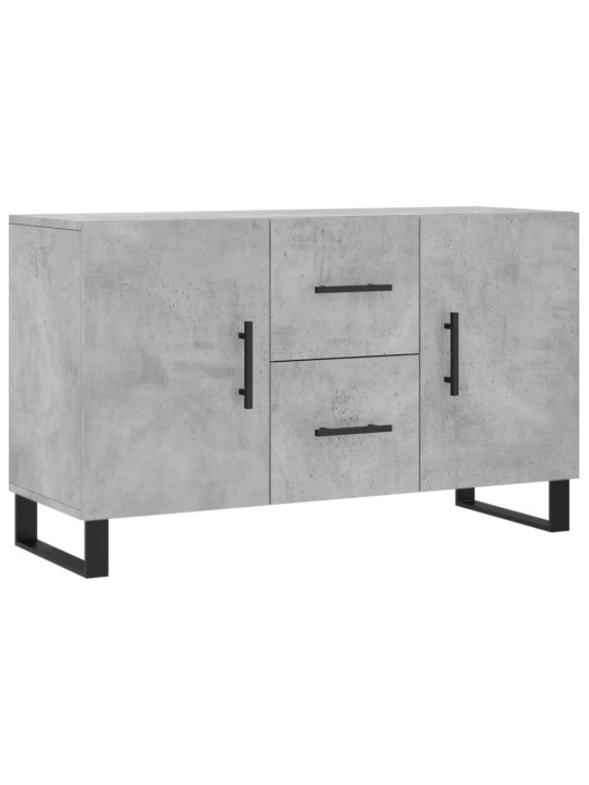 Kumode, betona pelēka, 100x36x60 cm, inženierijas koks