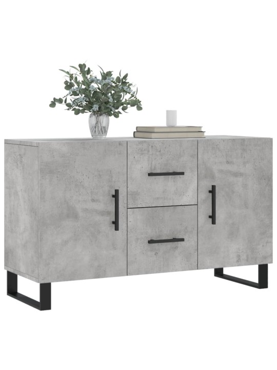 Kumode, betona pelēka, 100x36x60 cm, inženierijas koks