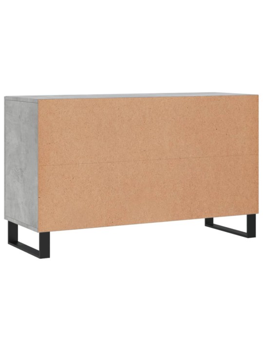 Kumode, betona pelēka, 100x36x60 cm, inženierijas koks