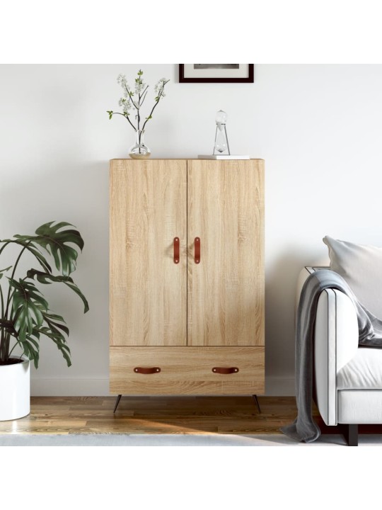Augstais skapītis, koka krāsa, 69,5x31x115cm, inženierijas koks