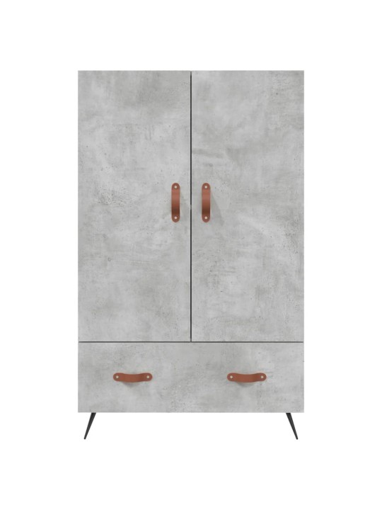 Augstais skapītis, pelēks, 69,5x31x115 cm, inženierijas koks