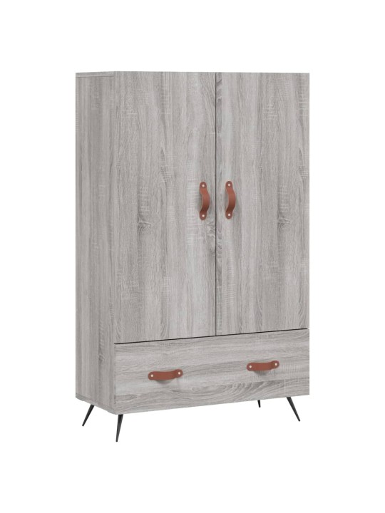 Augstais skapītis, pelēks, 69,5x31x115 cm, inženierijas koks