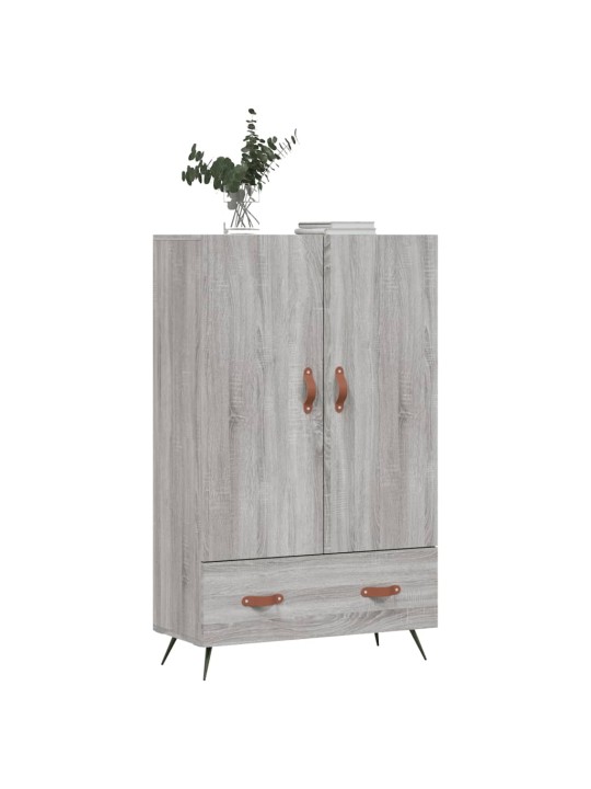 Augstais skapītis, pelēks, 69,5x31x115 cm, inženierijas koks