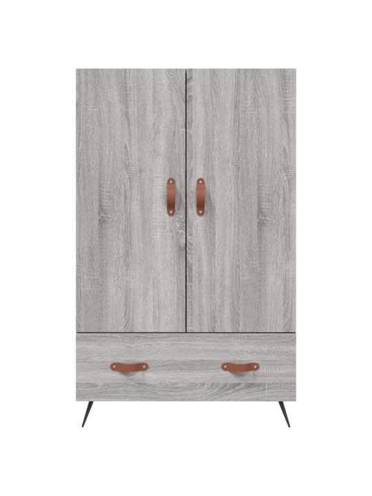 Augstais skapītis, pelēks, 69,5x31x115 cm, inženierijas koks