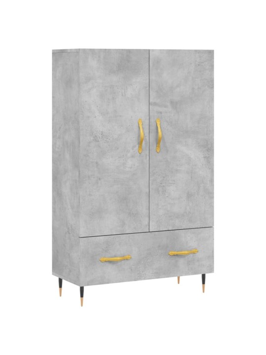 Augstais skapītis, pelēks, 69,5x31x115 cm, inženierijas koks
