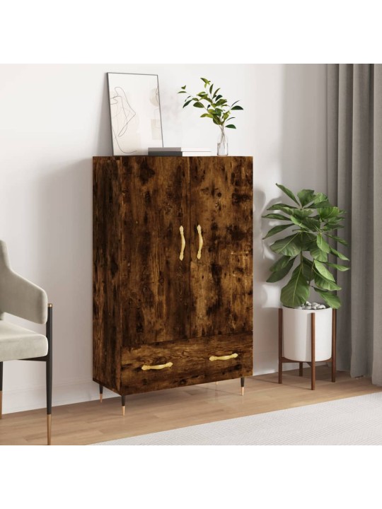 Augstais skapītis, ozolkoka, 69,5x31x115 cm, inženierijas koks