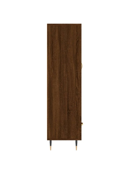 Augstais skapītis, ozolkoka, 69,5x31x115 cm, inženierijas koks