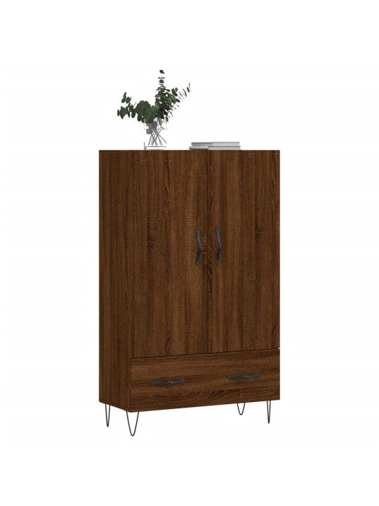 Augstais skapītis, ozolkoka, 69,5x31x115 cm, inženierijas koks