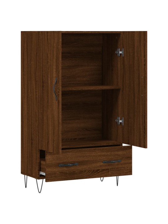 Augstais skapītis, ozolkoka, 69,5x31x115 cm, inženierijas koks