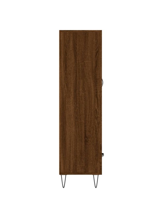 Augstais skapītis, ozolkoka, 69,5x31x115 cm, inženierijas koks