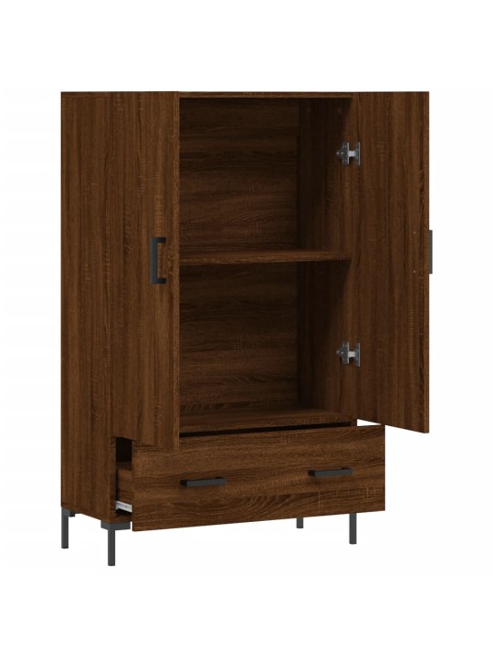 Augstais skapītis, ozolkoka, 69,5x31x115 cm, inženierijas koks
