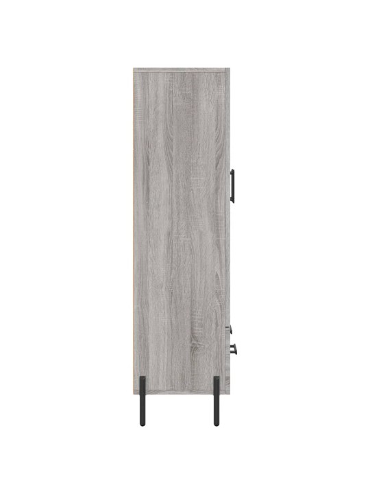 Augstais skapītis, pelēks, 69,5x31x115 cm, inženierijas koks