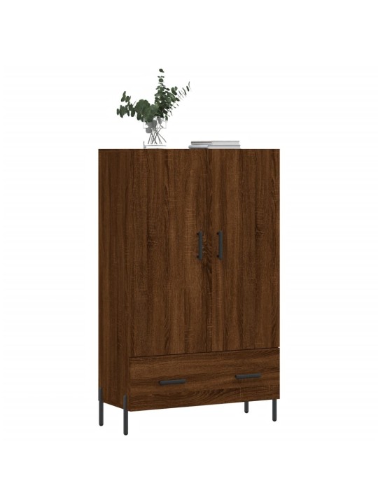 Augstais skapītis, ozolkoka, 69,5x31x115 cm, inženierijas koks