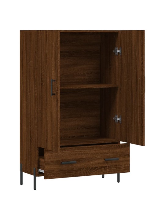 Augstais skapītis, ozolkoka, 69,5x31x115 cm, inženierijas koks