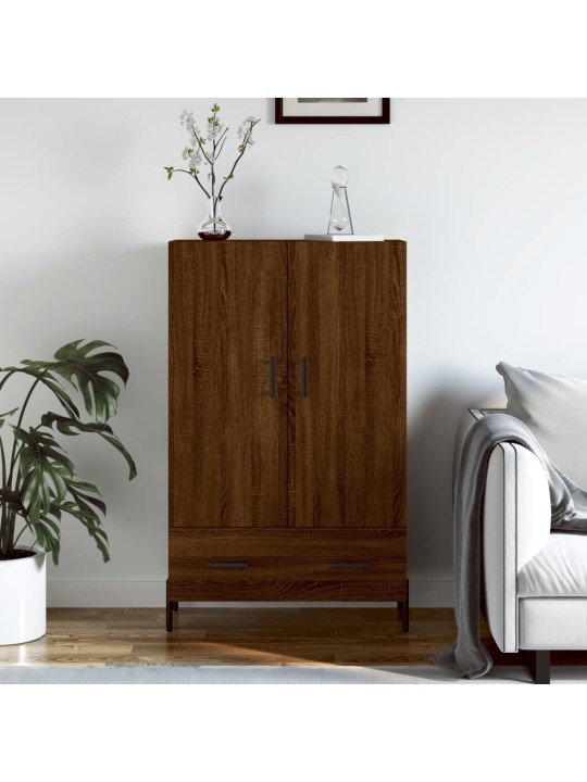 Augstais skapītis, ozolkoka, 69,5x31x115 cm, inženierijas koks