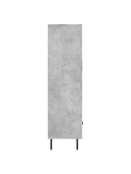 Augstais skapītis, pelēks, 69,5x31x115 cm, inženierijas koks