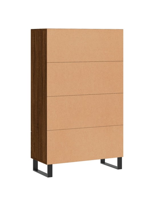 Augstais skapītis, ozolkoka, 69,5x31x115 cm, inženierijas koks