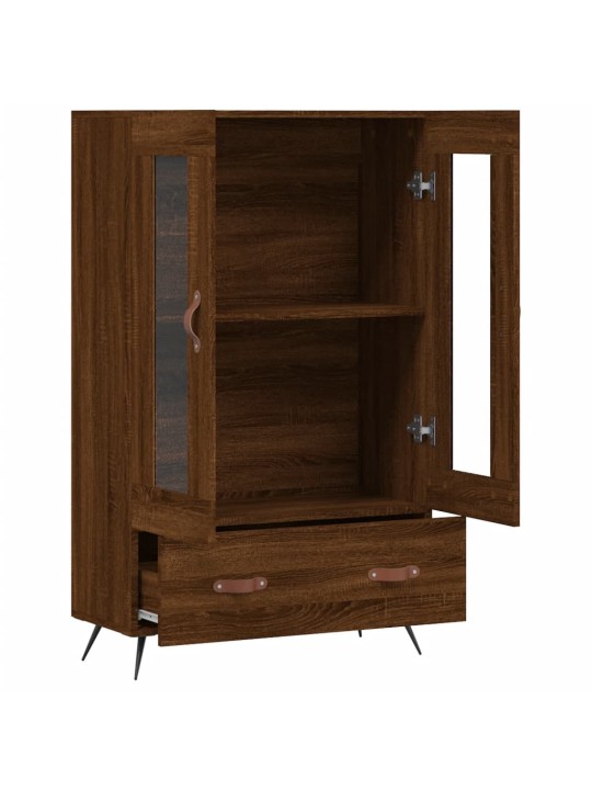 Augstais skapītis, ozolkoka, 69,5x31x115 cm, inženierijas koks