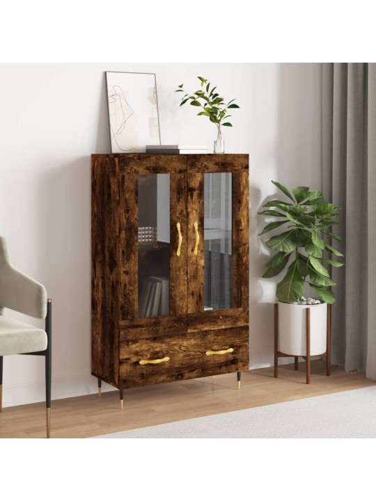 Augstais skapītis, ozolkoka, 69,5x31x115 cm, inženierijas koks