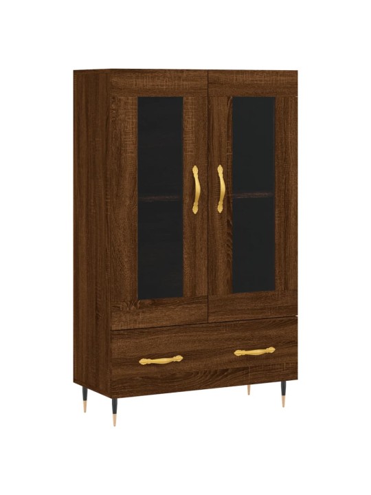 Augstais skapītis, ozolkoka, 69,5x31x115 cm, inženierijas koks