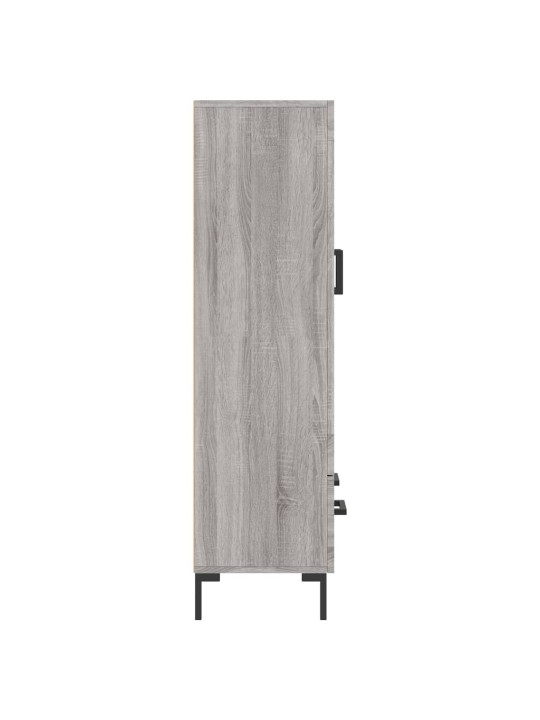 Augstais skapītis, pelēks, 69,5x31x115 cm, inženierijas koks