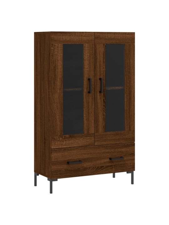 Augstais skapītis, ozolkoka, 69,5x31x115 cm, inženierijas koks