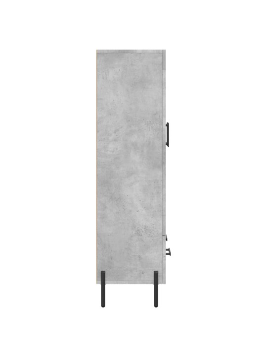 Augstais skapītis, pelēks, 69,5x31x115 cm, inženierijas koks