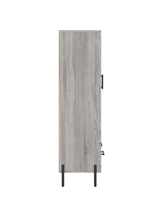 Augstais skapītis, pelēks, 69,5x31x115 cm, inženierijas koks