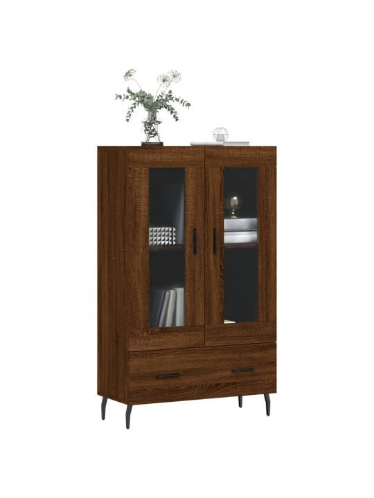 Augstais skapītis, ozolkoka, 69,5x31x115 cm, inženierijas koks