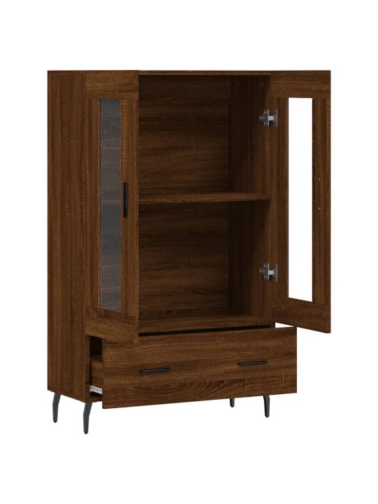 Augstais skapītis, ozolkoka, 69,5x31x115 cm, inženierijas koks