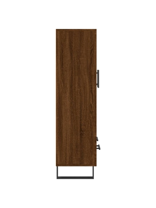 Augstais skapītis, ozolkoka, 69,5x31x115 cm, inženierijas koks
