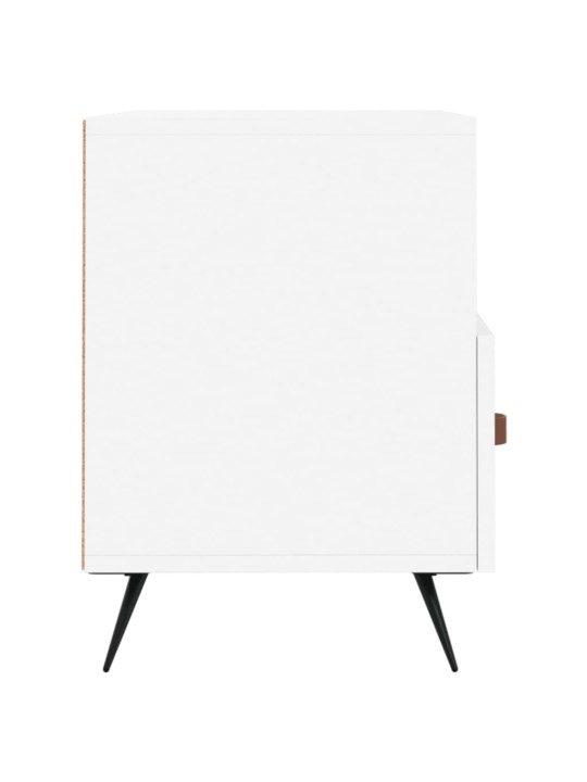 Tv skapītis, balts, 80x36x50 cm, inženierijas koks