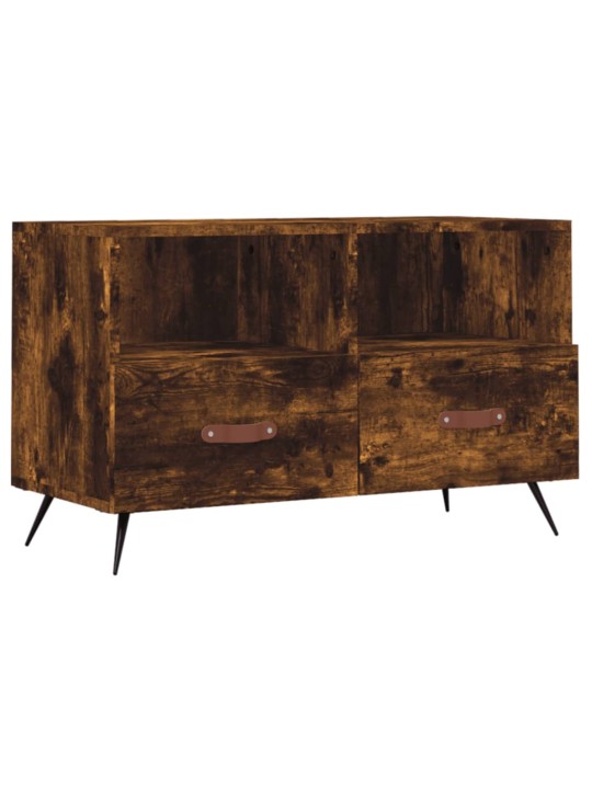 Tv skapītis, ozolkoka krāsa, 80x36x50 cm, inženierijas koks