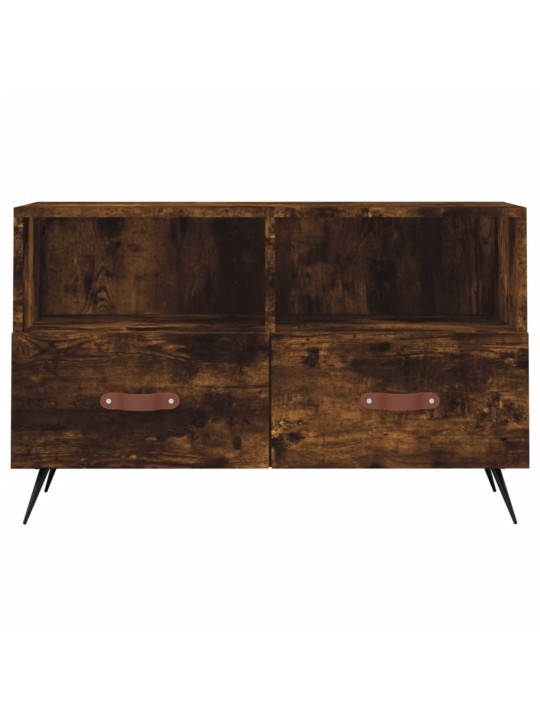Tv skapītis, ozolkoka krāsa, 80x36x50 cm, inženierijas koks