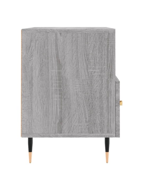 Tv skapītis, pelēka ozolkoka, 80x36x50 cm, inženierijas koks