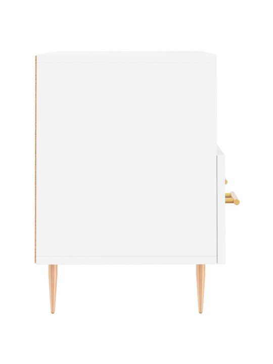 Tv skapītis, balts, 80x36x50 cm, inženierijas koks