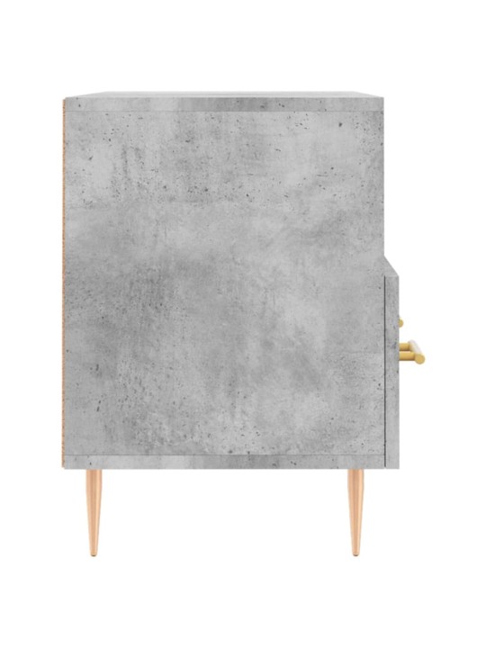 Tv skapītis, betona pelēks, 80x36x50 cm, inženierijas koks