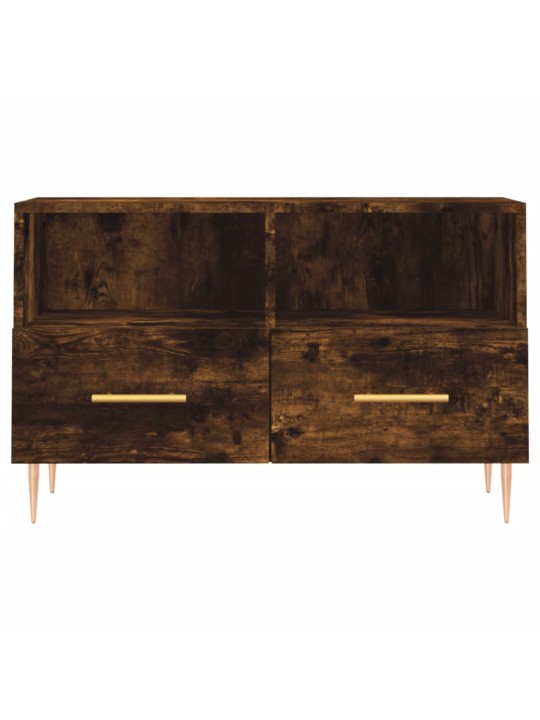 Tv skapītis, ozolkoka krāsa, 80x36x50 cm, inženierijas koks