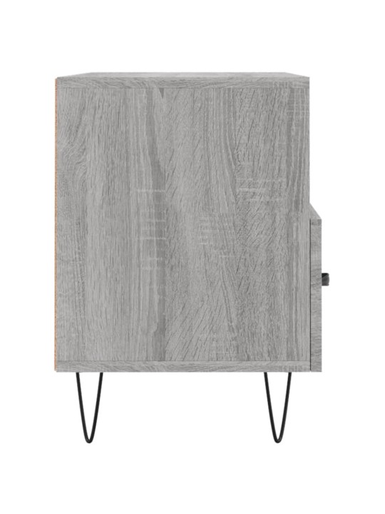 Tv skapītis, pelēka ozolkoka, 80x36x50 cm, inženierijas koks