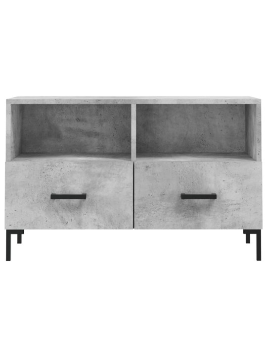 Tv skapītis, betona pelēks, 80x36x50 cm, inženierijas koks