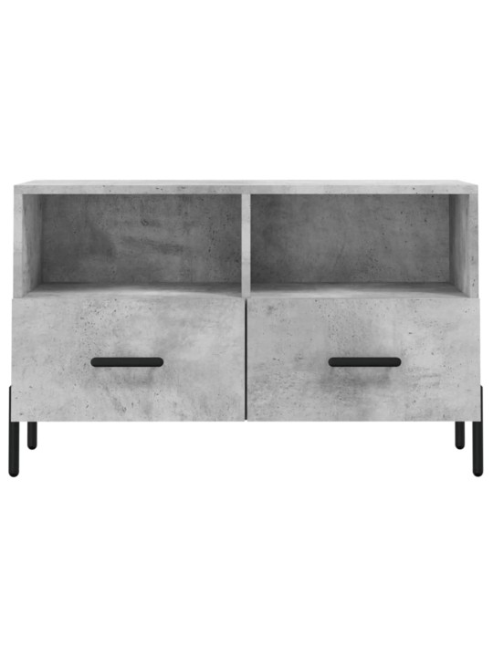 Tv skapītis, betona pelēks, 80x36x50 cm, inženierijas koks