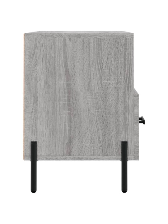 TV skapītis, pelēka ozolkoka, 80x36x50 cm, inženierijas koks