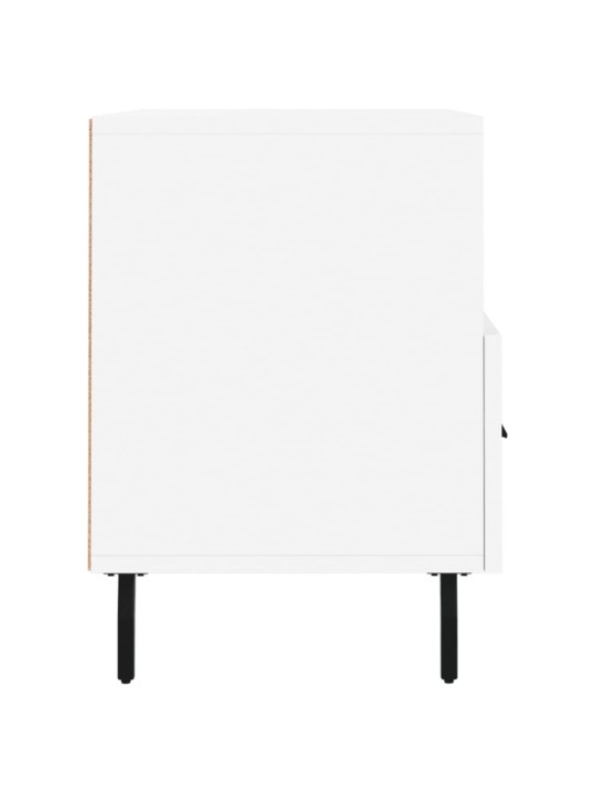 Tv skapītis, balts, 80x36x50 cm, inženierijas koks