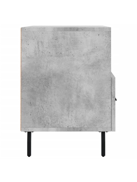 Tv skapītis, betona pelēks, 80x36x50 cm, inženierijas koks
